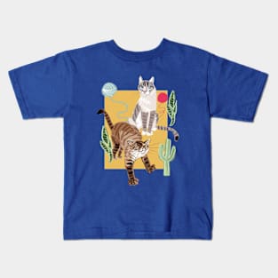 Whiskers and Yarn #2 Kids T-Shirt